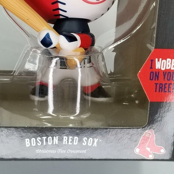Hallmark MLB Boston Red Sox Christmas Tree Ornament I Wobble On Your Tree New - Picture 7 of 12